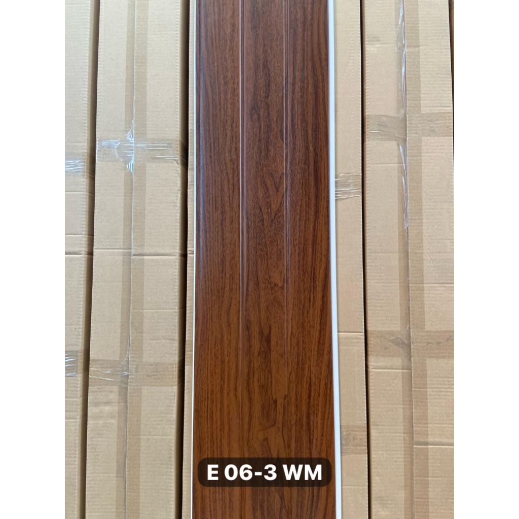 ELITE Plafon Pvc Cokelat Serat Kayu E 06 - 3 WM