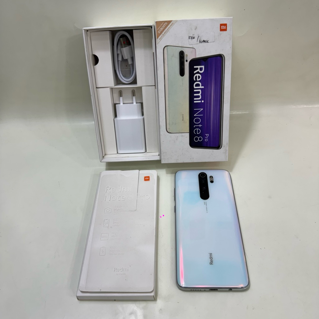Redmi Note 8 Pro 6/64gb Fullset Second Garansi Resmi