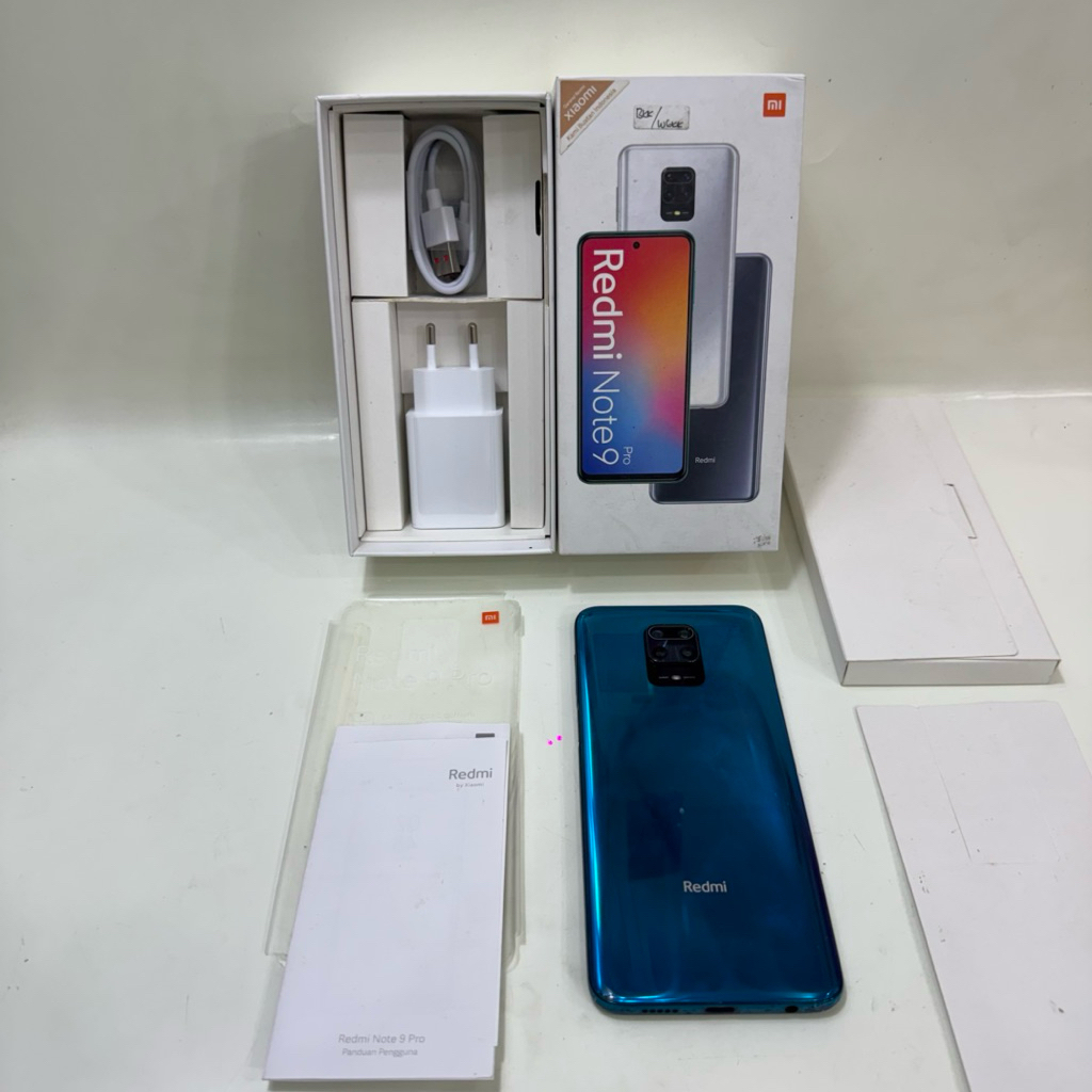 Redmi Note 9 Pro 6/64gb Fullset Second Garansi Resmi