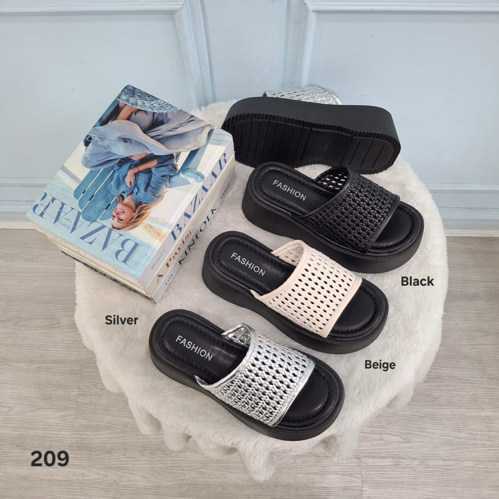 sendal Wanita Tapak Sampan Import 5cm