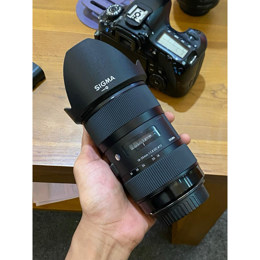 SIGMA art 18-35mm F1.8 for canon siap pakai