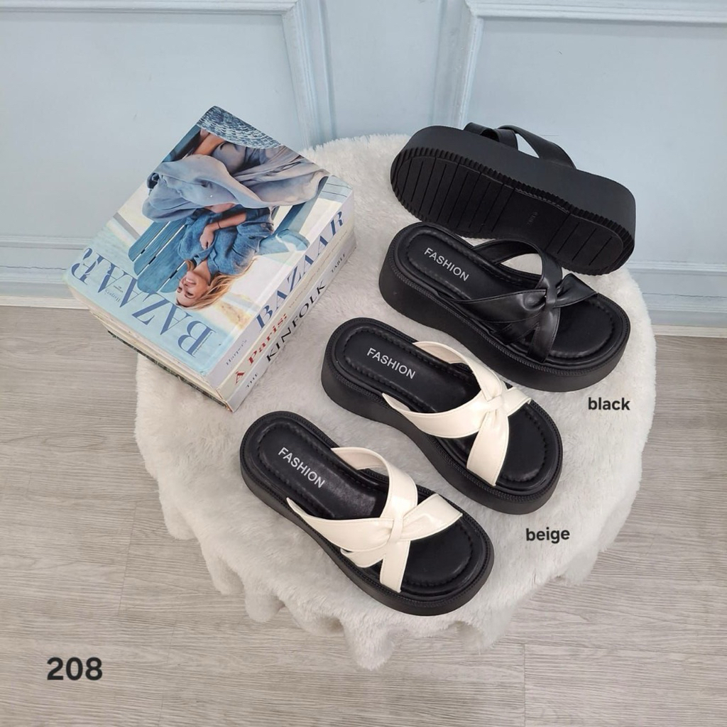 Sendal Wanita Tapak Sampan 5cm