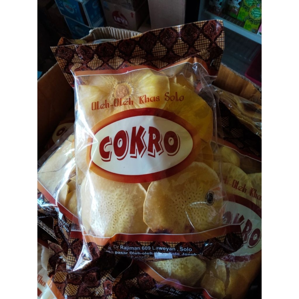kripik sukun Cokro asli oleh oleh khas solo harga murah meriah