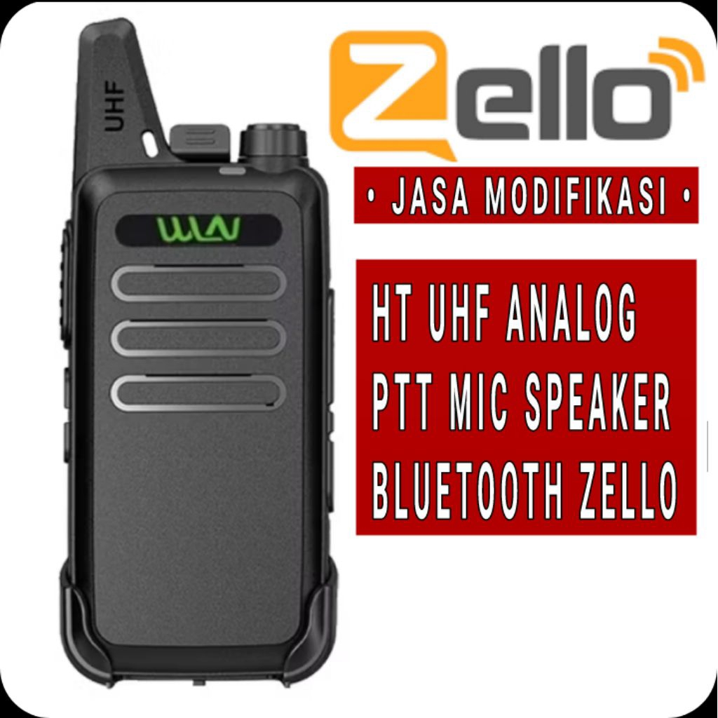 [ JASA MODIF ] HT ANALOG UHF WLN KD C1 BAOFENG KINNOTA T20 EXTRAMIC BLUETOOTH ZELLO