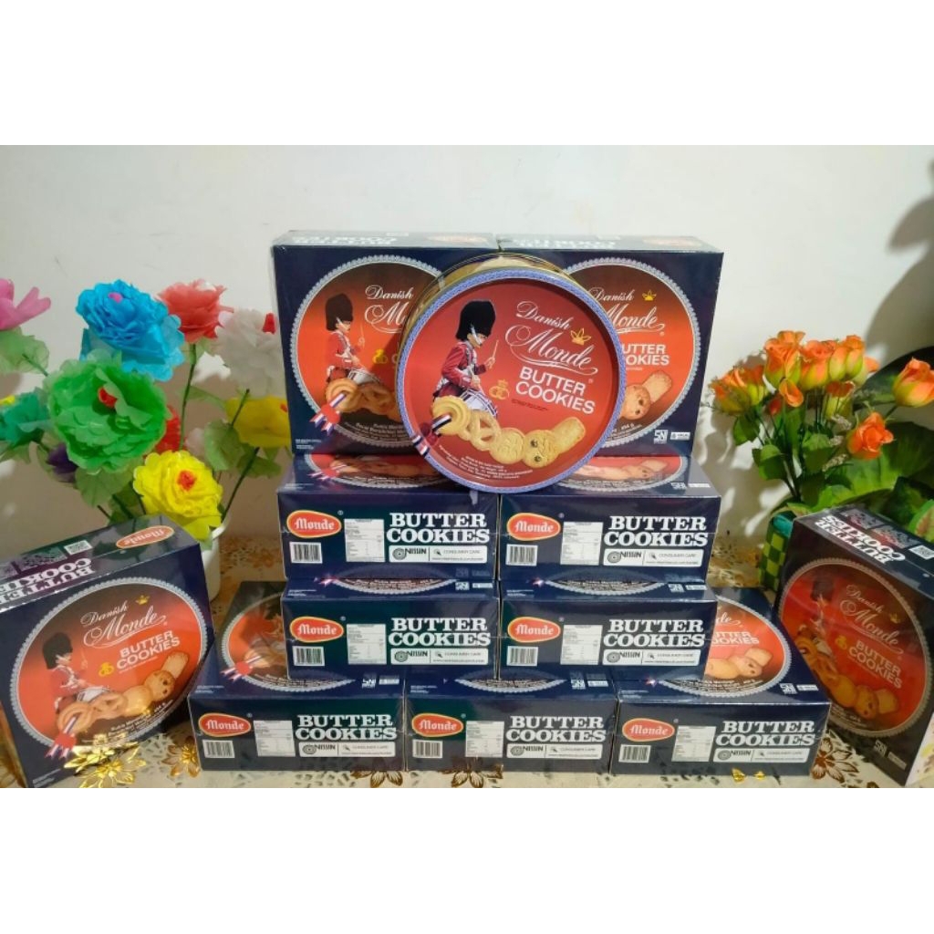 Monde Butter Cookies Kaleng Kecil 454Gram