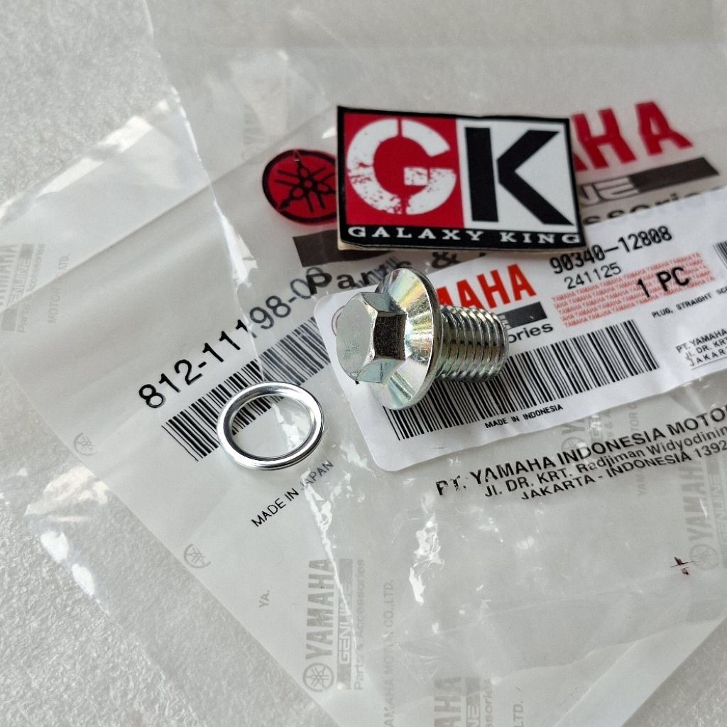 BAUT TAP TAB PEMBUANGAN OLI MESIN JUPITER Z Z1 VEGA R ZR ORIGINAL