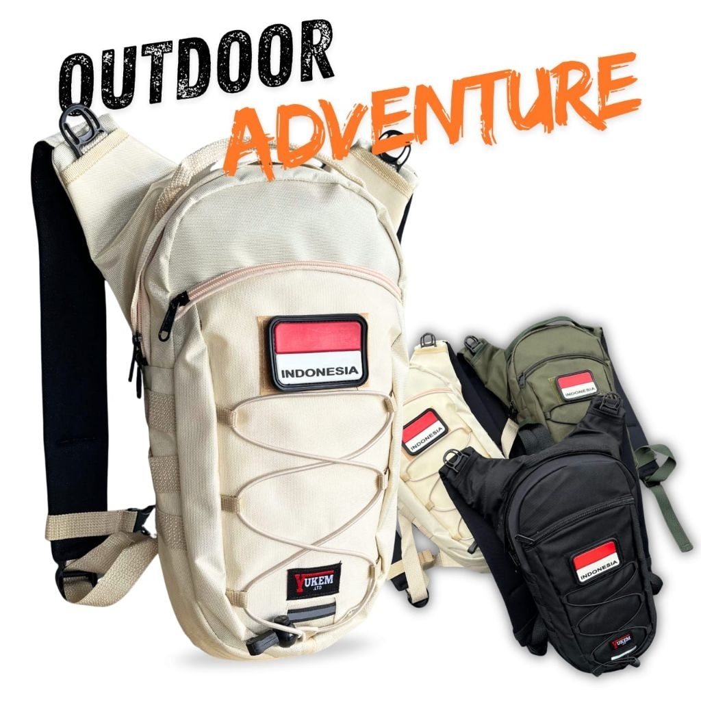 Daypack Tas Trail Adventure Ransel Sepeda Hydropack Olahraga Pria Tactical Tas Ransel Mini Sport