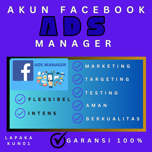 AKUN FACEBOOK ADS MANAGER 2FA EMAIL ON VERIFIKASI AMAN