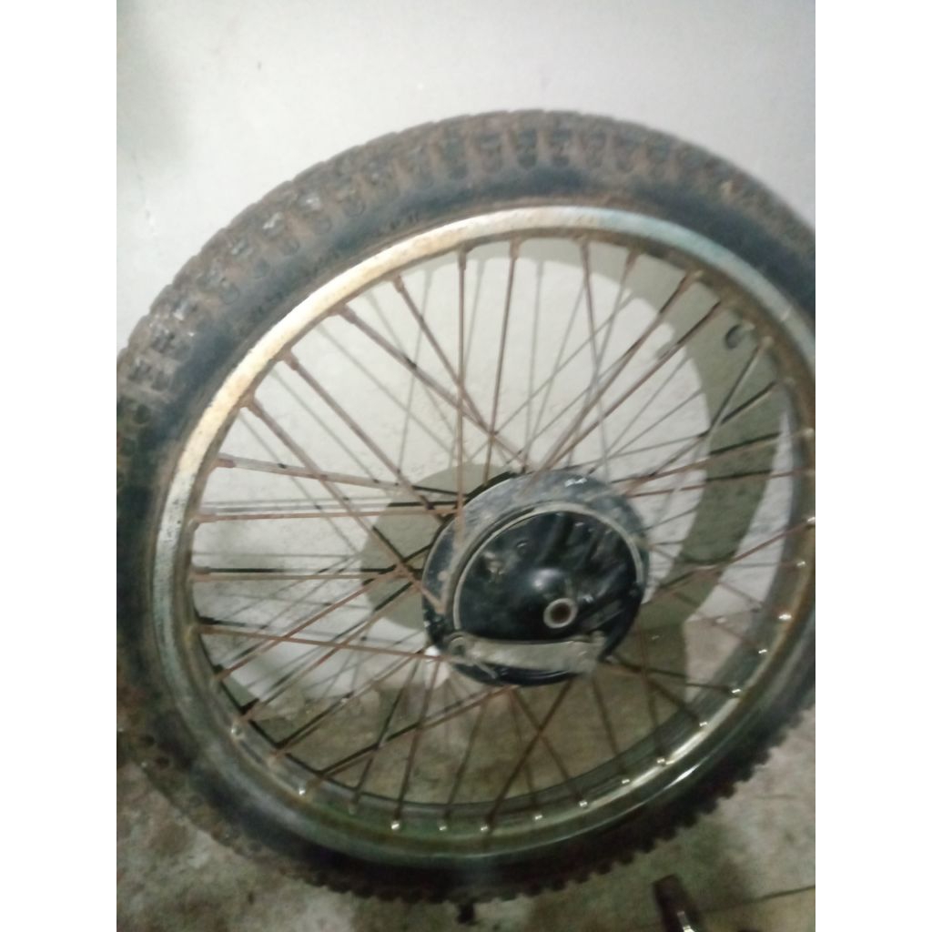 velg set tromol depan ts 125 original copotan