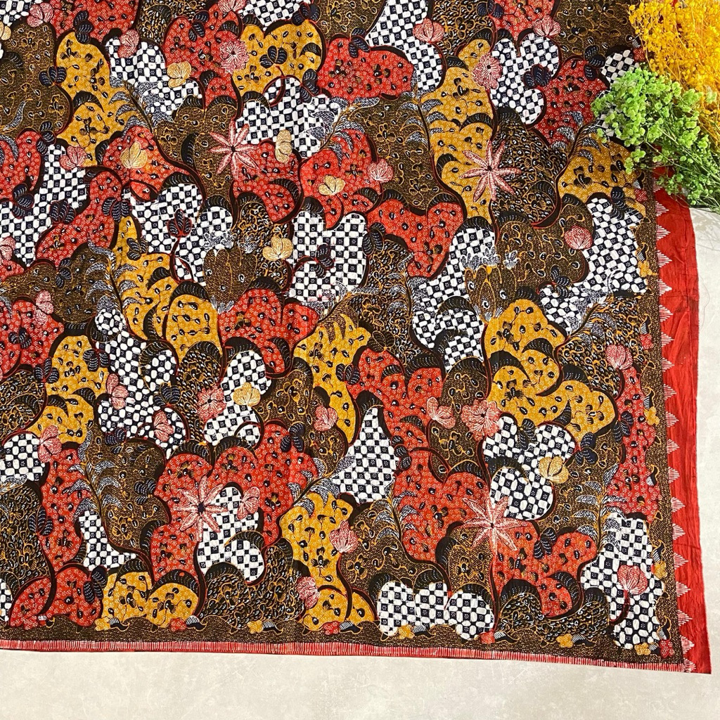 kain batik Tulis katun halus motif semarangan