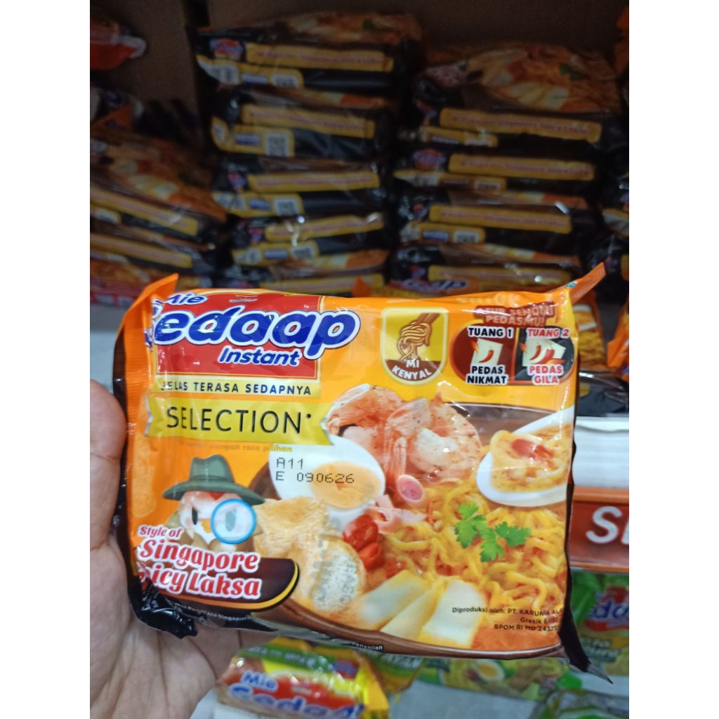 mie sedap spicy Singapore laksa 73g