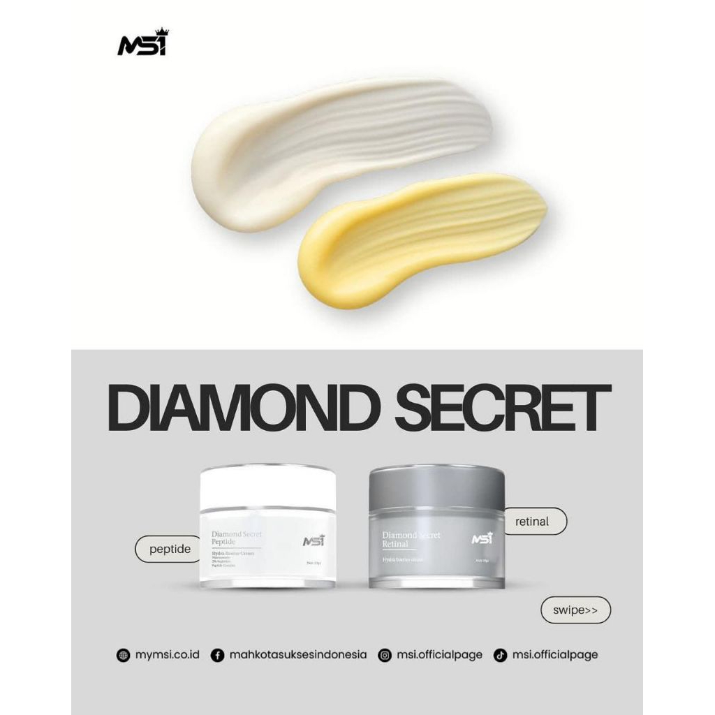 Diamond secret Msi 1paket 5pcs + pin Um