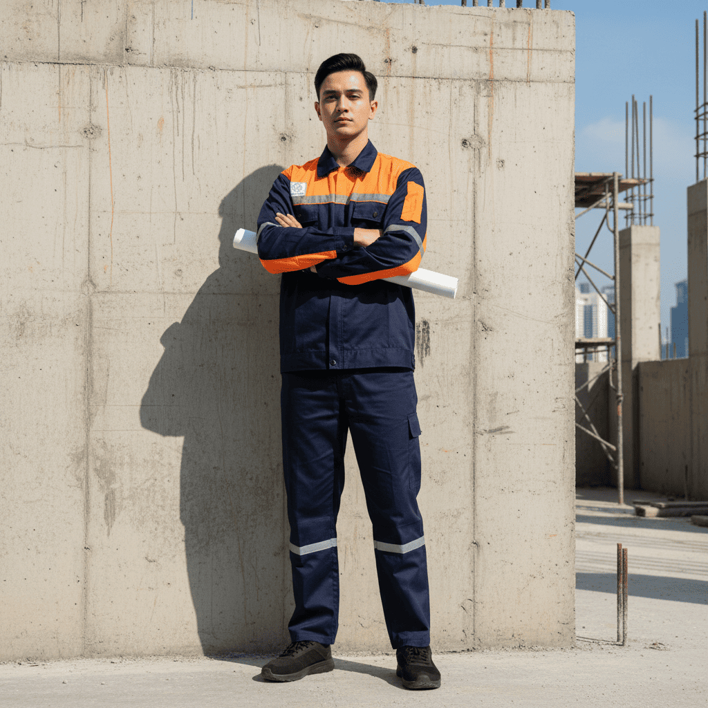 Setelan Wearpack (Baju dan Celana kerja 1 set)