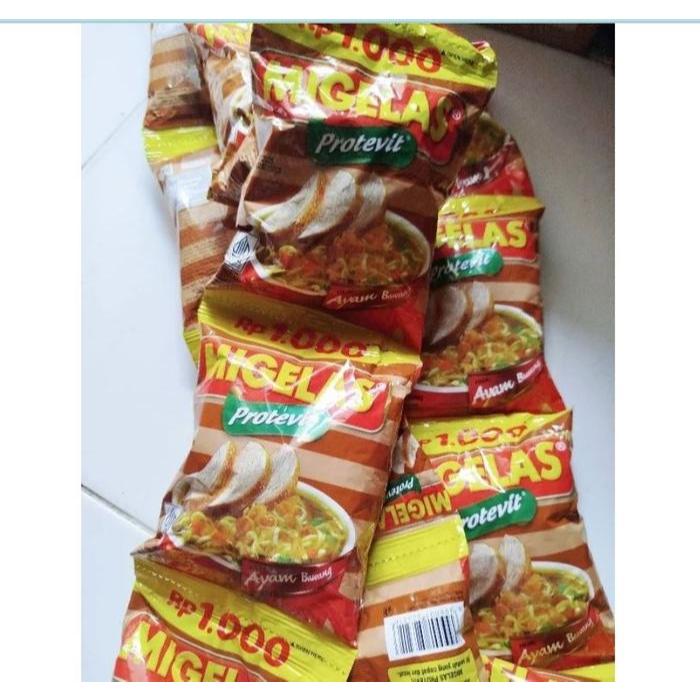 Migelas Mie Gelas Ayam Bawang Renceng isi 10 pcs