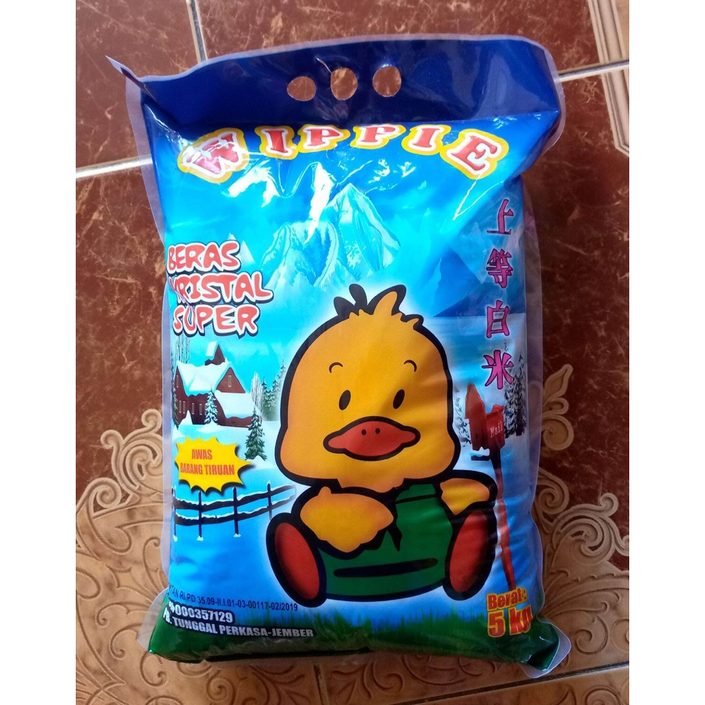 Beras Wippie 5kg - harga Termurah