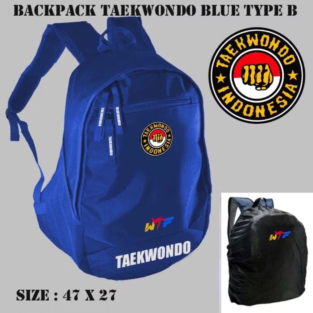 M&F RN TAEKWONDO - Tas Anak Sekolah Taekwondo - Tas Olahraga Taekwondo - Tas Laptop 15 Inch Taekwond