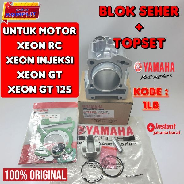 ORI BLOK SEHER + TOP SET KODE-1LB YAMAHA XEON RC,XEON GT 125,XEON INJEKSI 125,XEON RC FI 125
