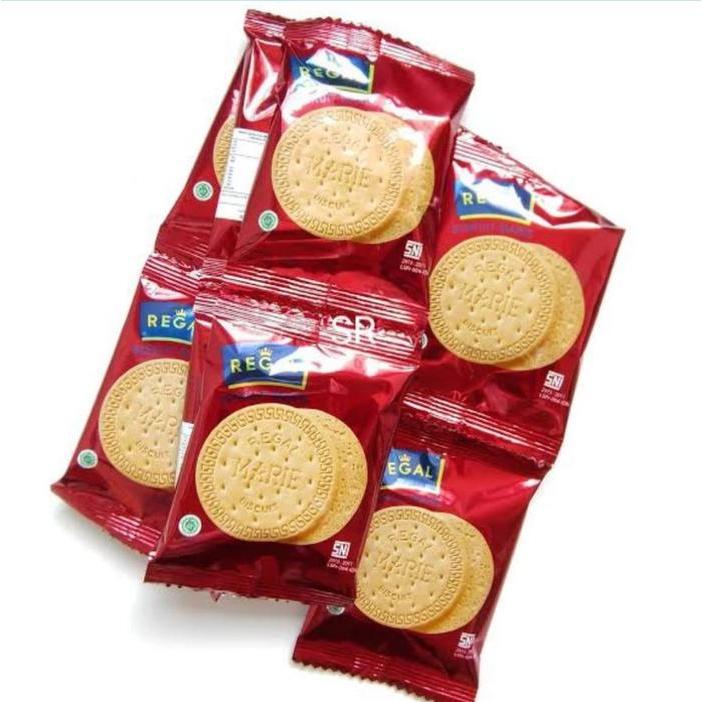 Marie Regal Renceng | Biskuit Regal | Regal Marie Susu Snack isi 10