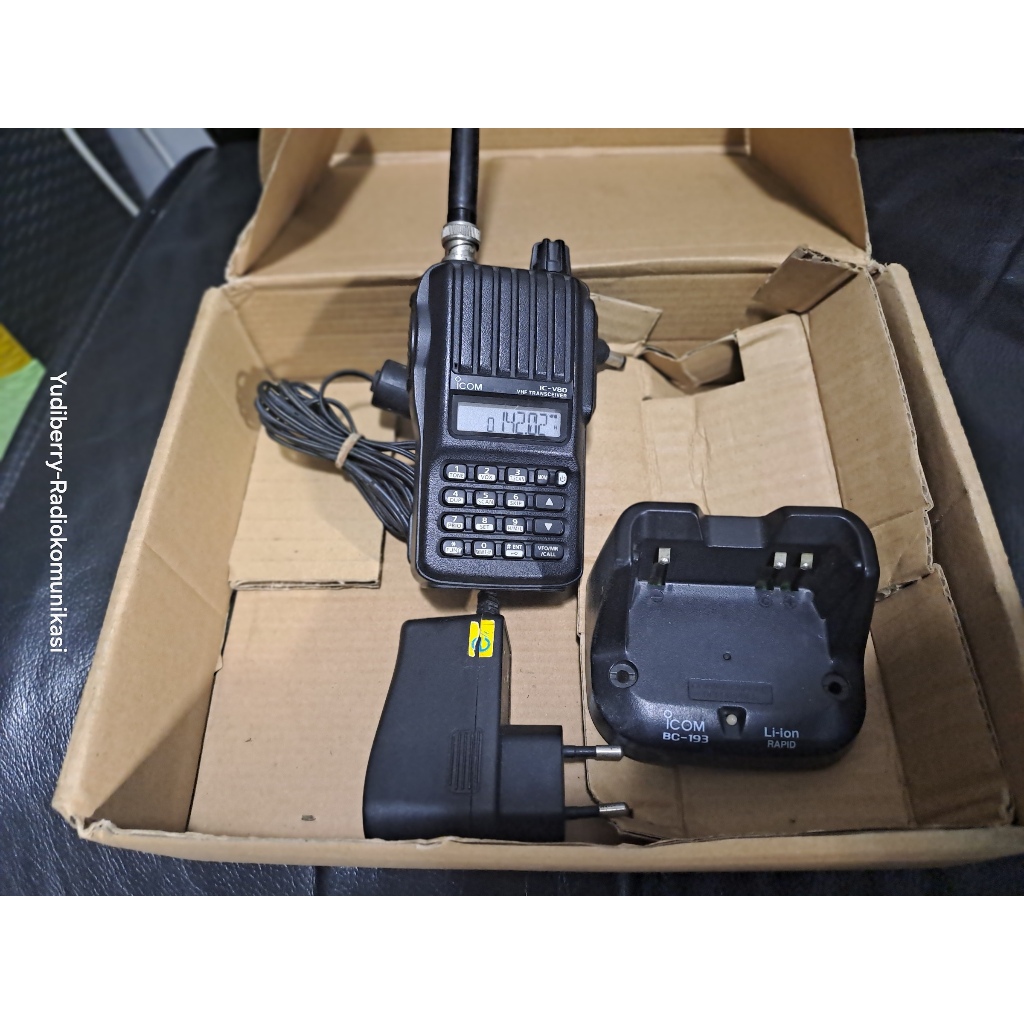 Ht Icom V80 Original VHF  136.000 sd 174.000Mhz Bekas Fisik Mulus Pt eli Icom Ic v80 Normal Mantab