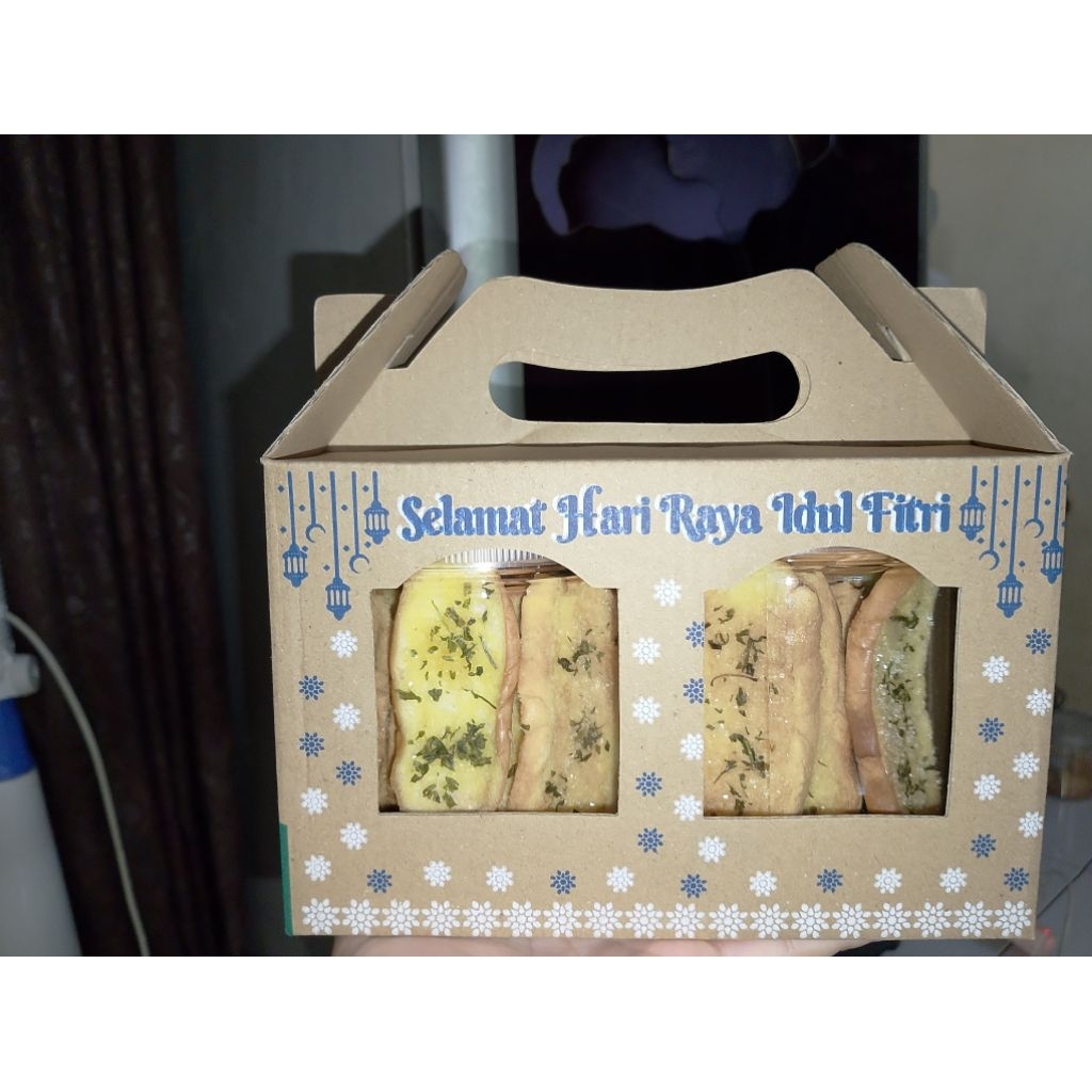 2 TOPLES PAKET LEBARAN+BOX JINJING/ HAMPERS LEBARAN