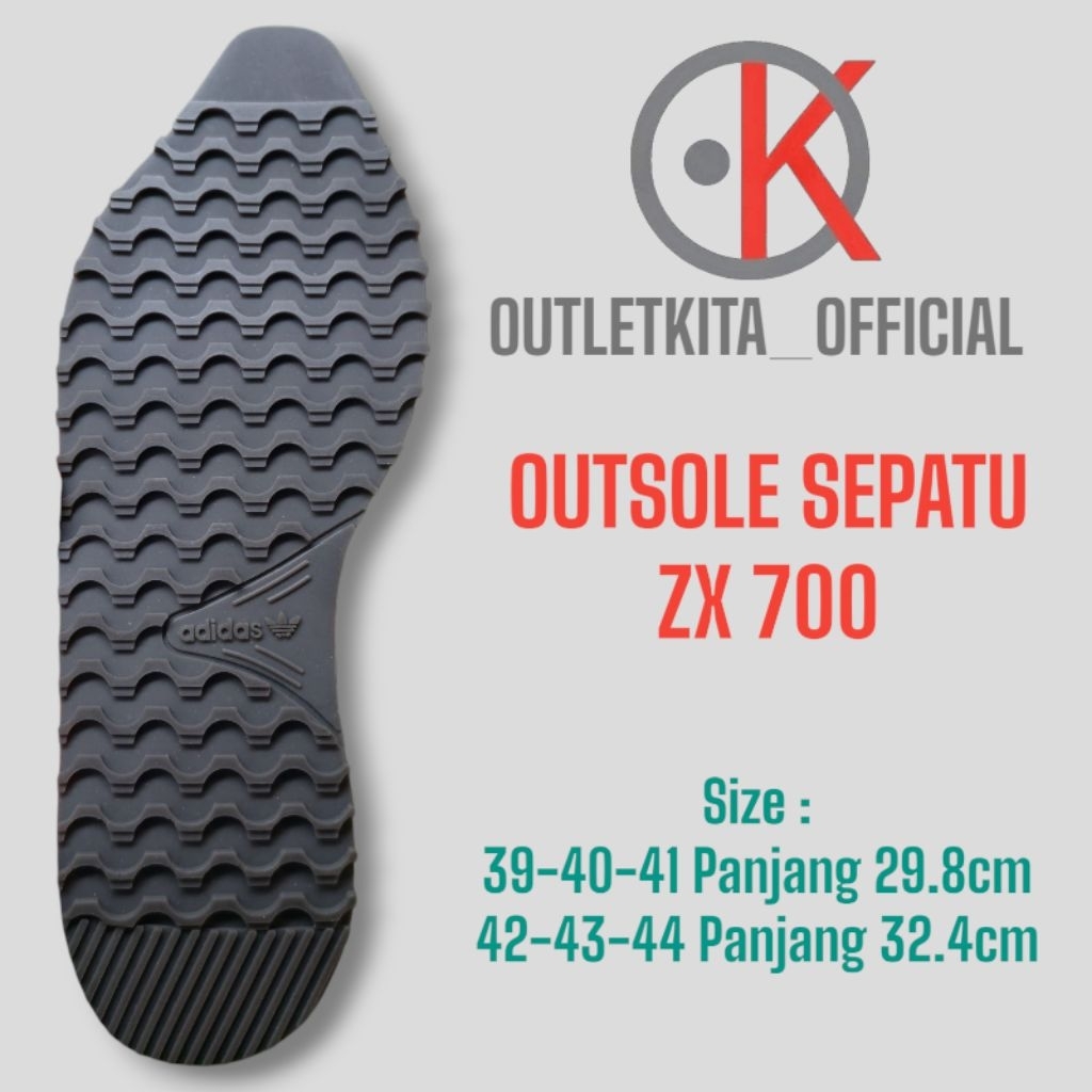 Outsole Sepatu Zx 700 / Zx 750
