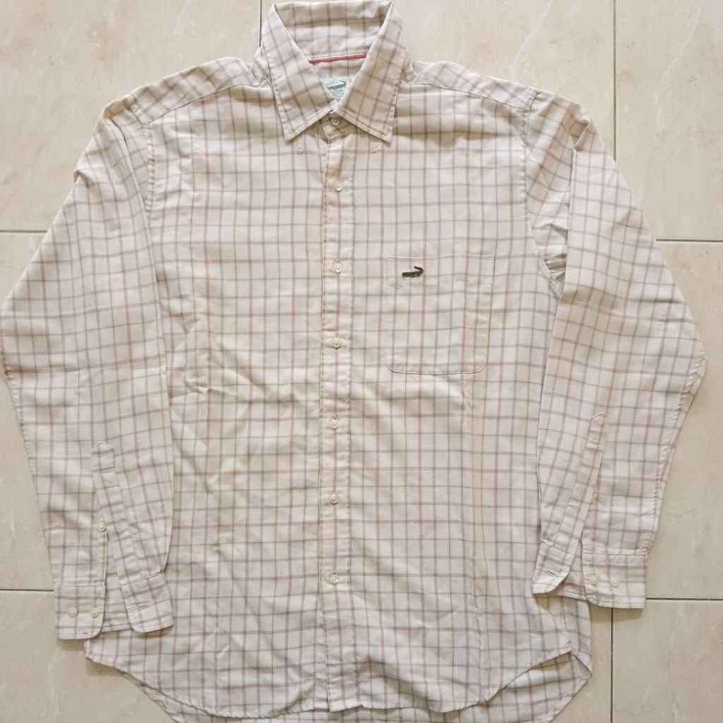 Kemeja Crocodile original bahan adem kancing emboss second