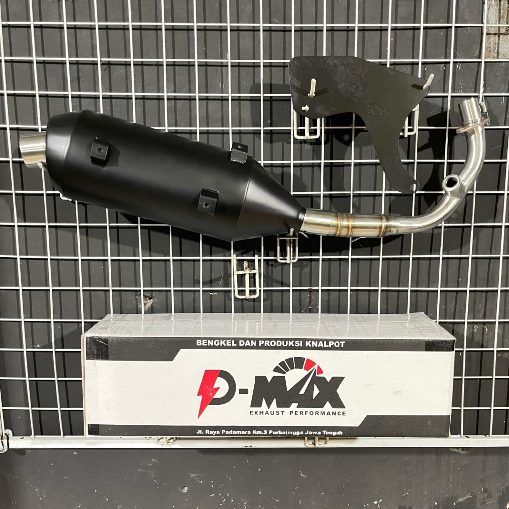 Knalpot Standar Racing Vespa Matic Full System PNP