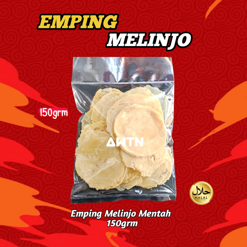 Emping Melinjo / emping 150gr/ emping kering / melinjo kering / emping kering melinjo