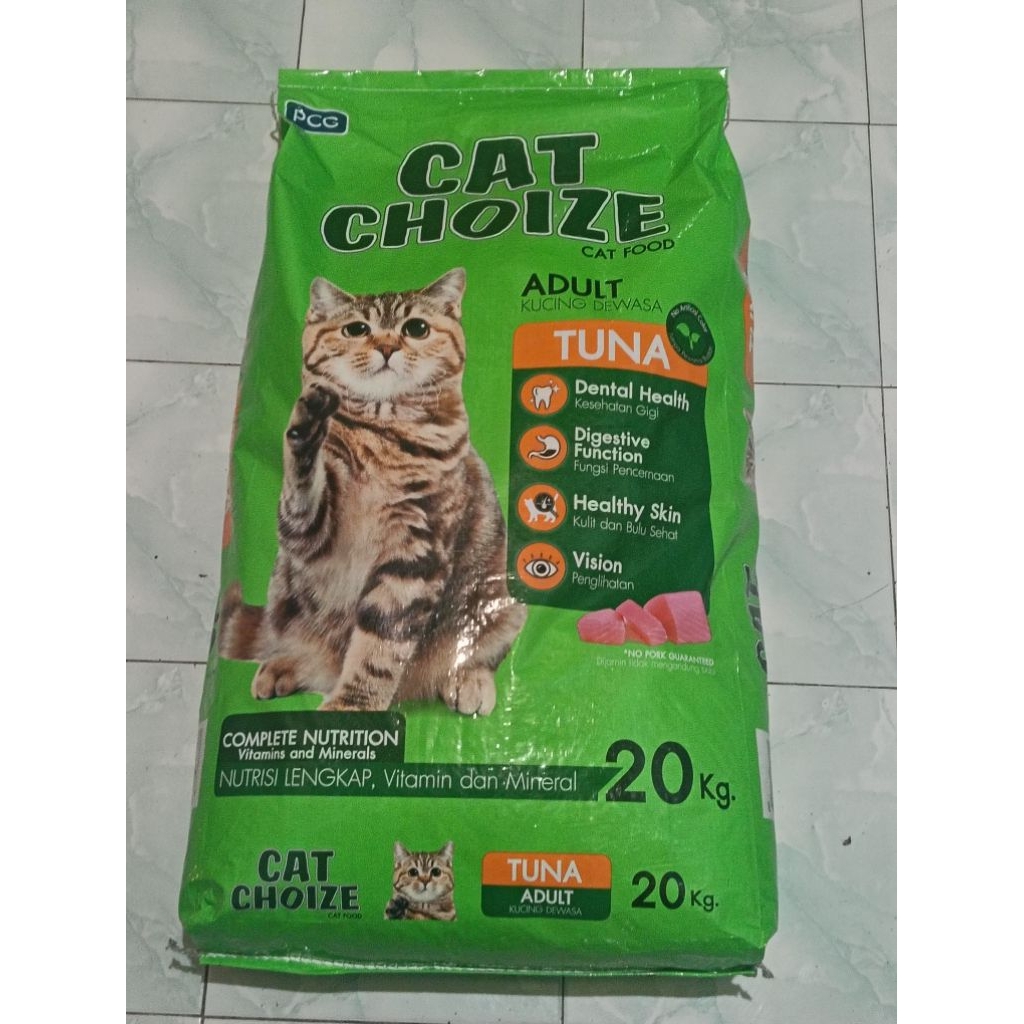 makanan kucing cat choize 20kg