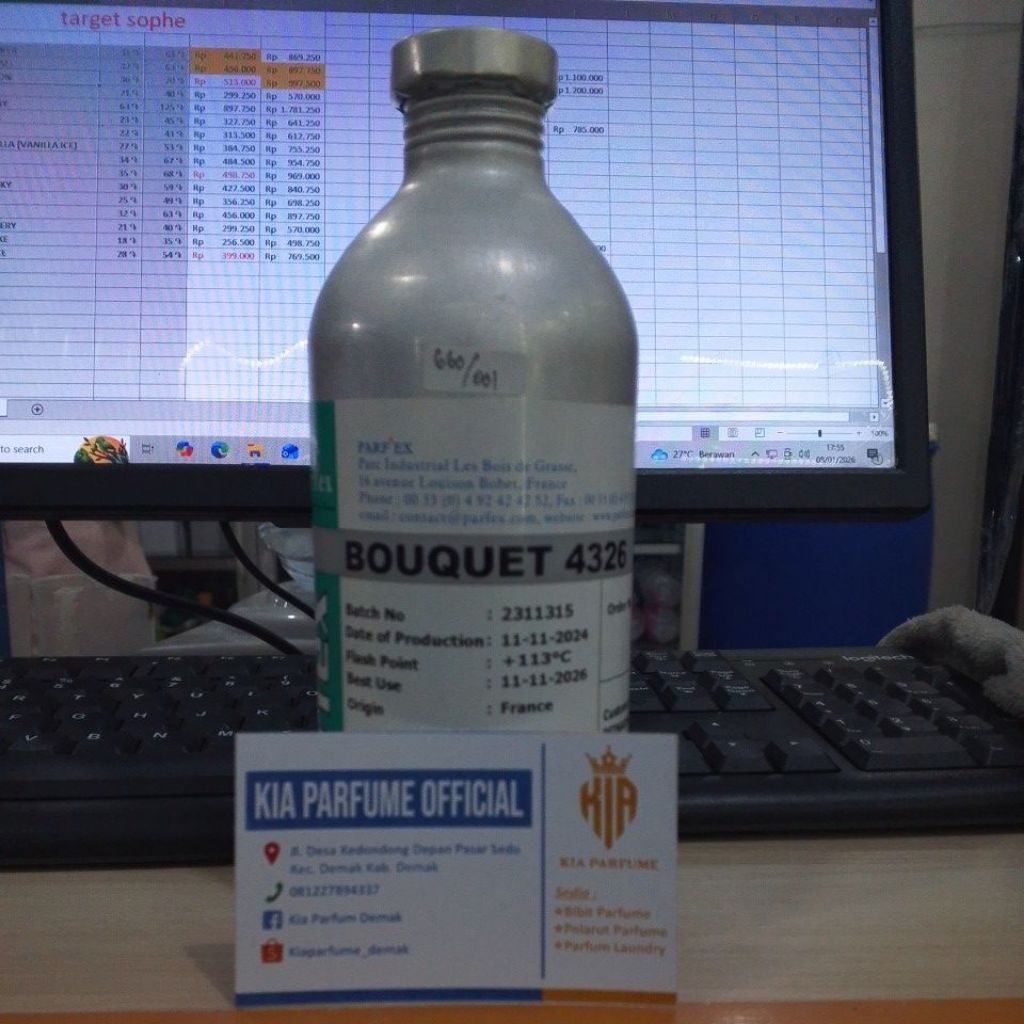 BOQUET/CUSSON @PARFEX ( SEGEL 500ML)