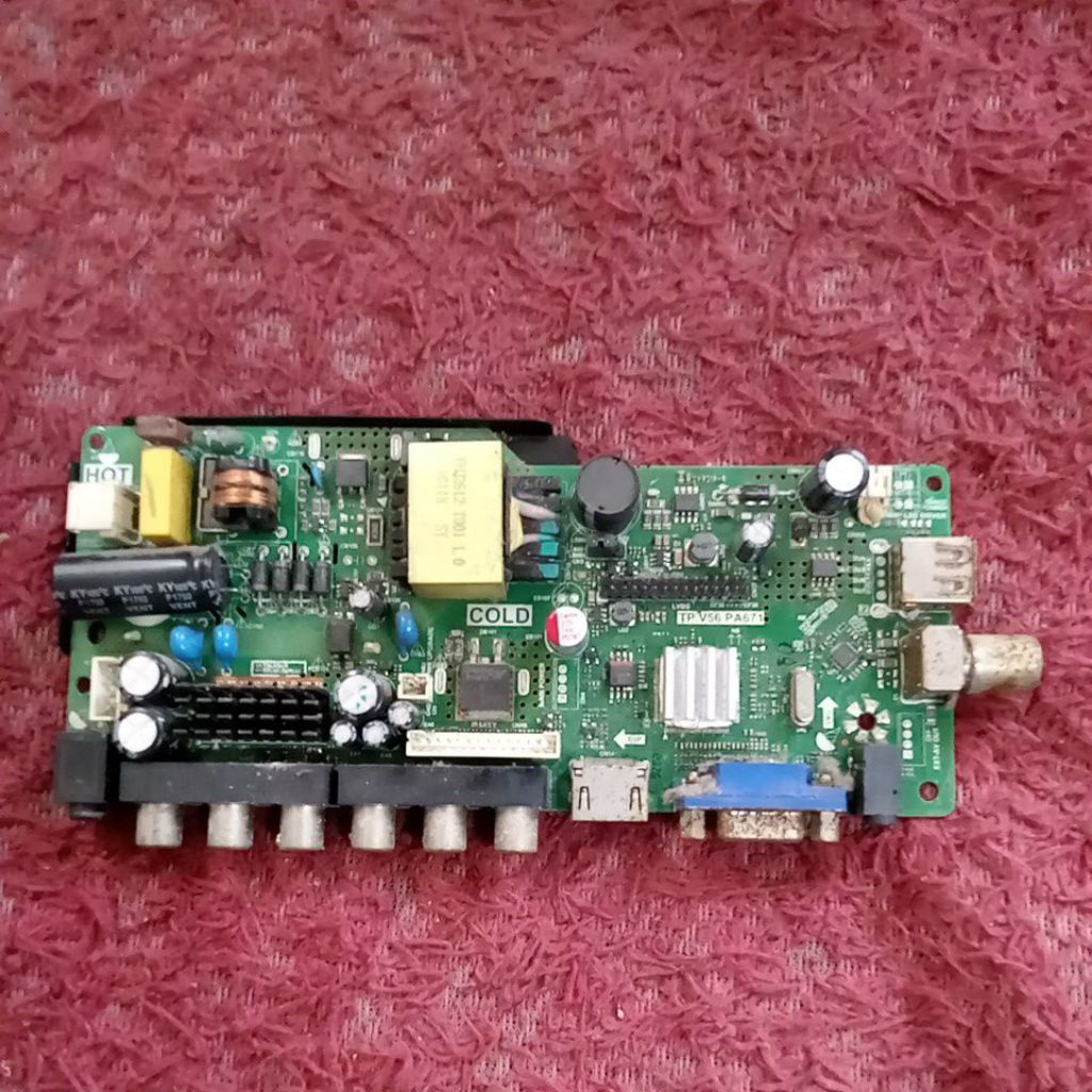 mainboard TV LED panasonic TP.V56.PA671