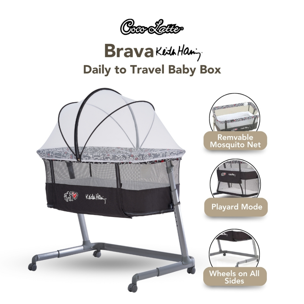 COCOLATTE | KEITH HARING BRAVA Black Baby Box