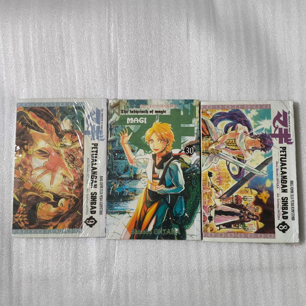 Komik Manga Magi Petualangan Sinbad - Shinobu OHTARA [Segel]• Toko Buku Dery