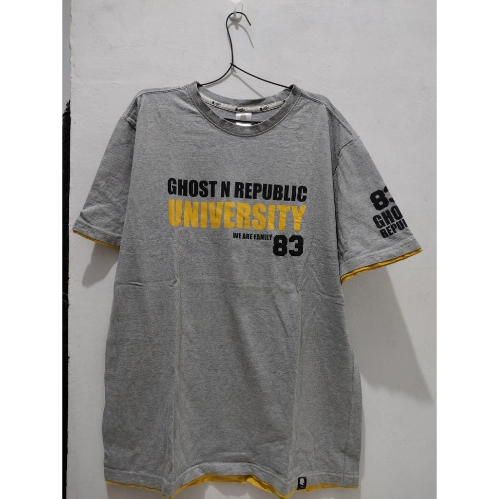 kaos ghost republic mewah original second preloved