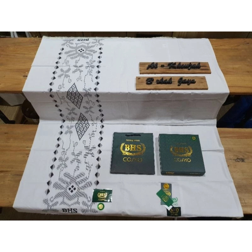 SARUNG BHS COSMO GOLD BHS POLOS WARNA LENGKAP | BHS PUTIH POLOS | BHS CLASSIC [BUKAN AFKIR] | BHS CO