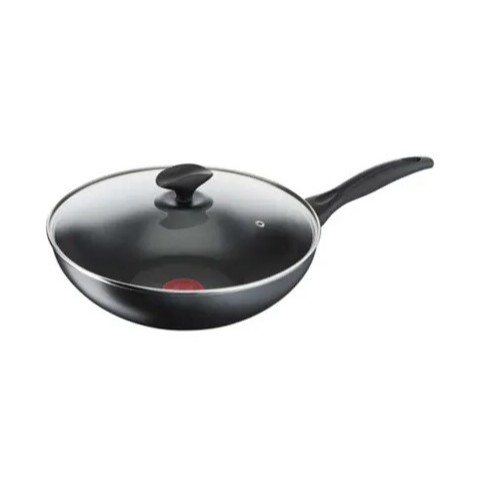 Tefal Wajan Anti Lengket Cook & Clean Wokpan 28cm dengan Lapisan Titanium