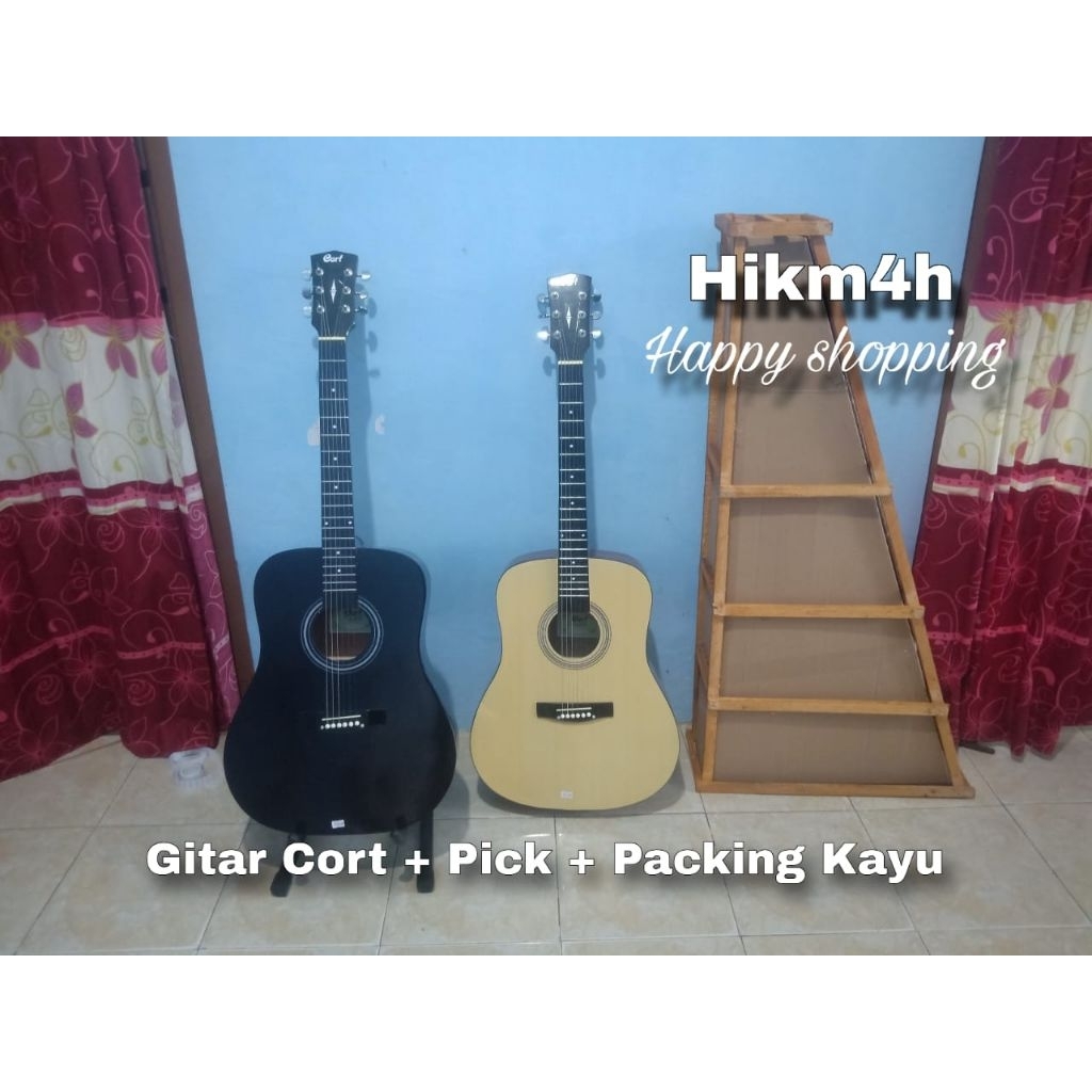 Gitar Akustik Cort AD 810 OP Tanam Besi/ Gitar Akustik Cort