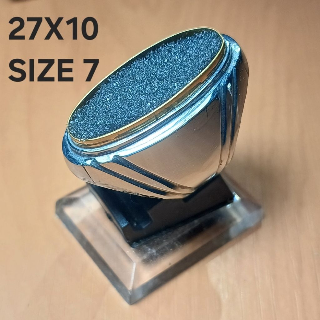 EMBAN RING MONEL HALUSAN 27X10 SIZE 7
