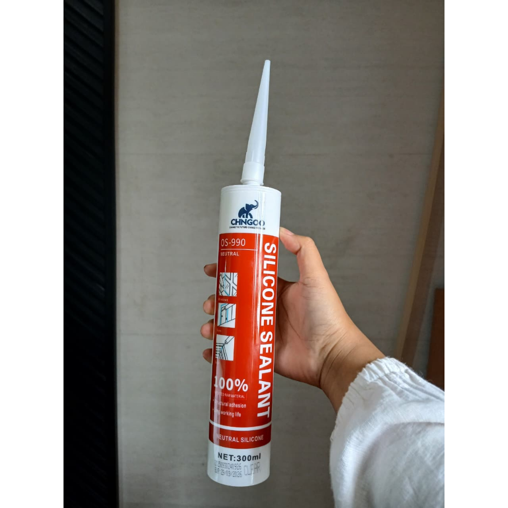 CHNGOO Lem Kaca 2Pcs Sealant Gun Daya Rekat Kuat Tahan Lama dan Serba guna