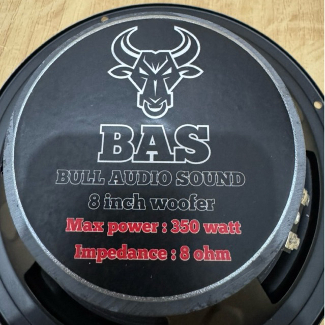 BAS RED speaker komponen 8 inch woofer 350 watt 8 ohm merah speker driver 8” WF spiker 8 inci origin