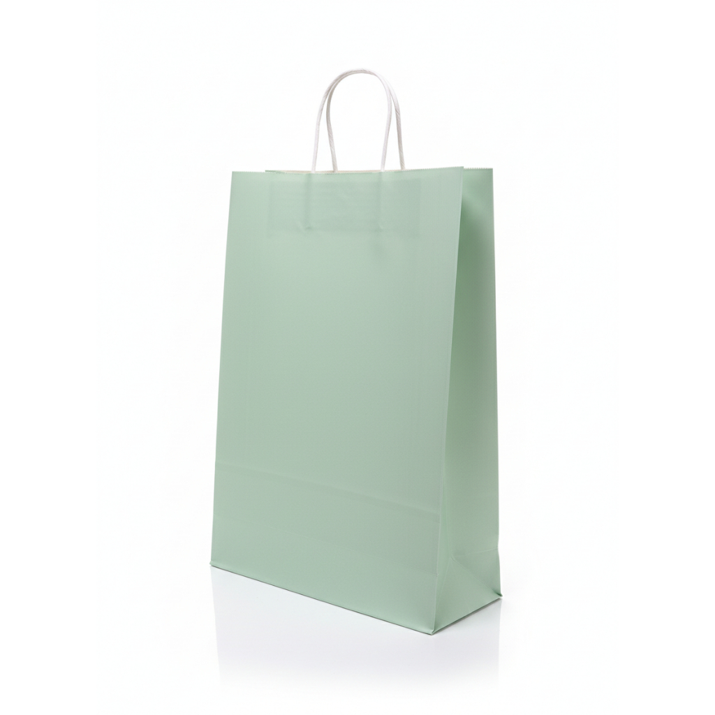 Capricorn Design Paper Bag Polos Warna Pastel Soft Aesthetic Xtra Besar Warna Biru Muda Isi 3 Pcs PB