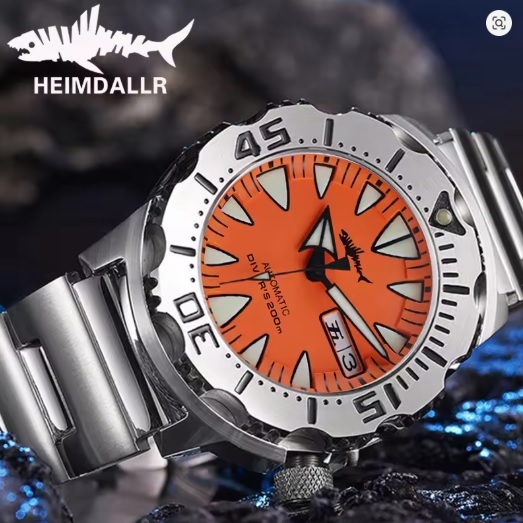 HEIMDALLR Sharkey Monster Diver 200m Mesin Seiko NH36A Automatic