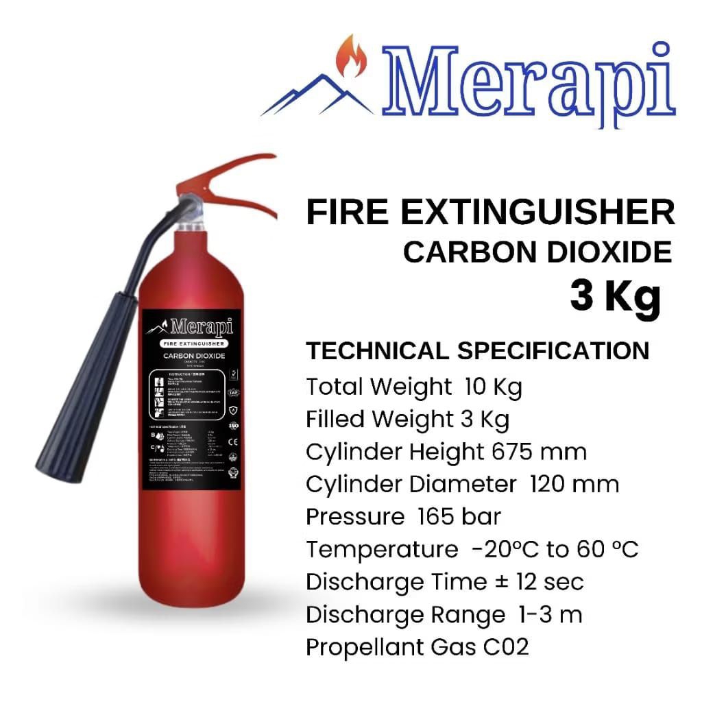 Apar Co2 Merapi 3kg