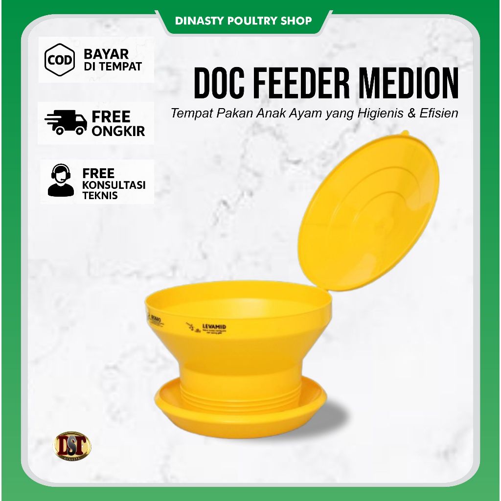 Tempat Pakan DOC Ayam Medion DOC Feeder Full Set Chick Feeder Tempat Pakan Anak Ayam Higienis