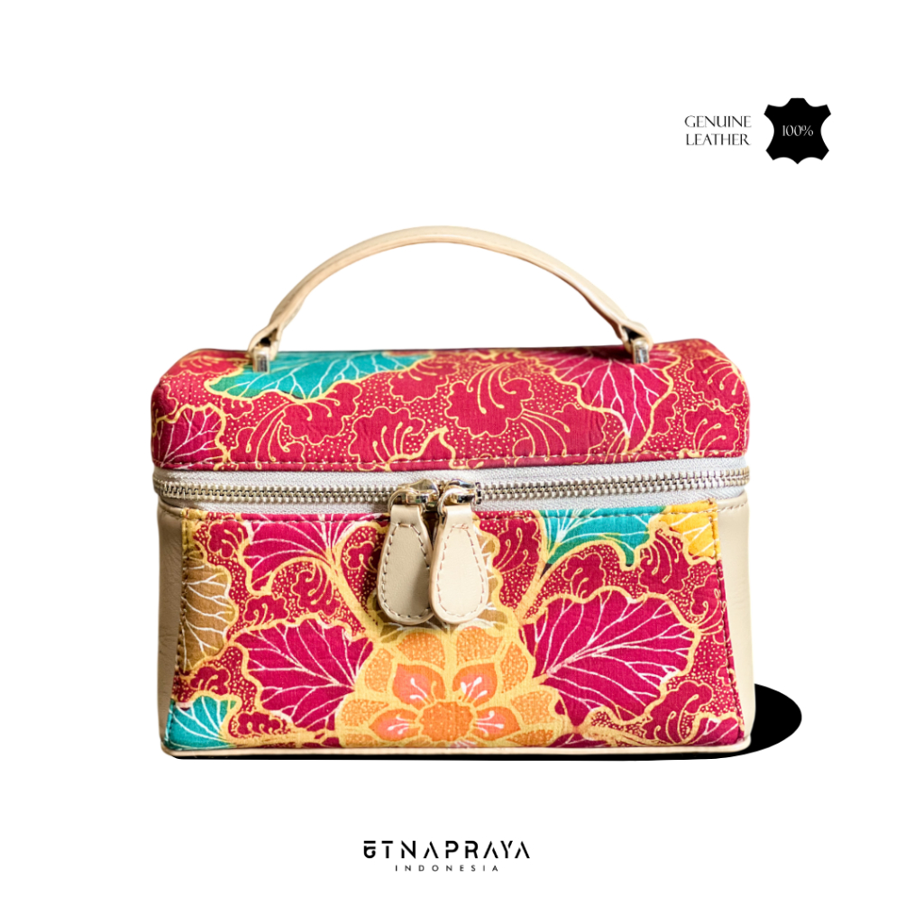 ETNAPRAYA Tas Bungur Kulit Sapi Batik Leather