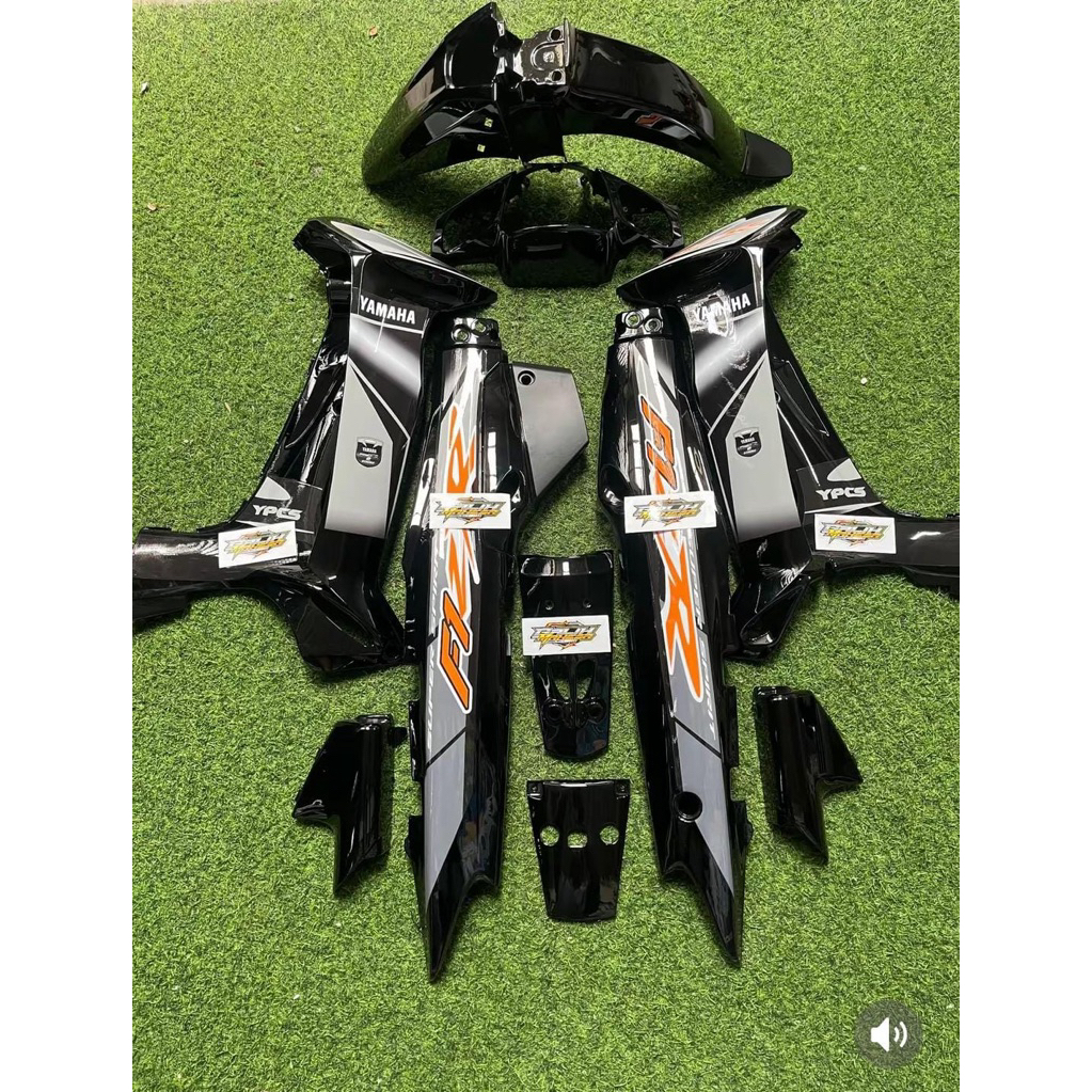 STRIPING FIZR VARIASI MALAYSIA ABU OREN STIKER FIZ R