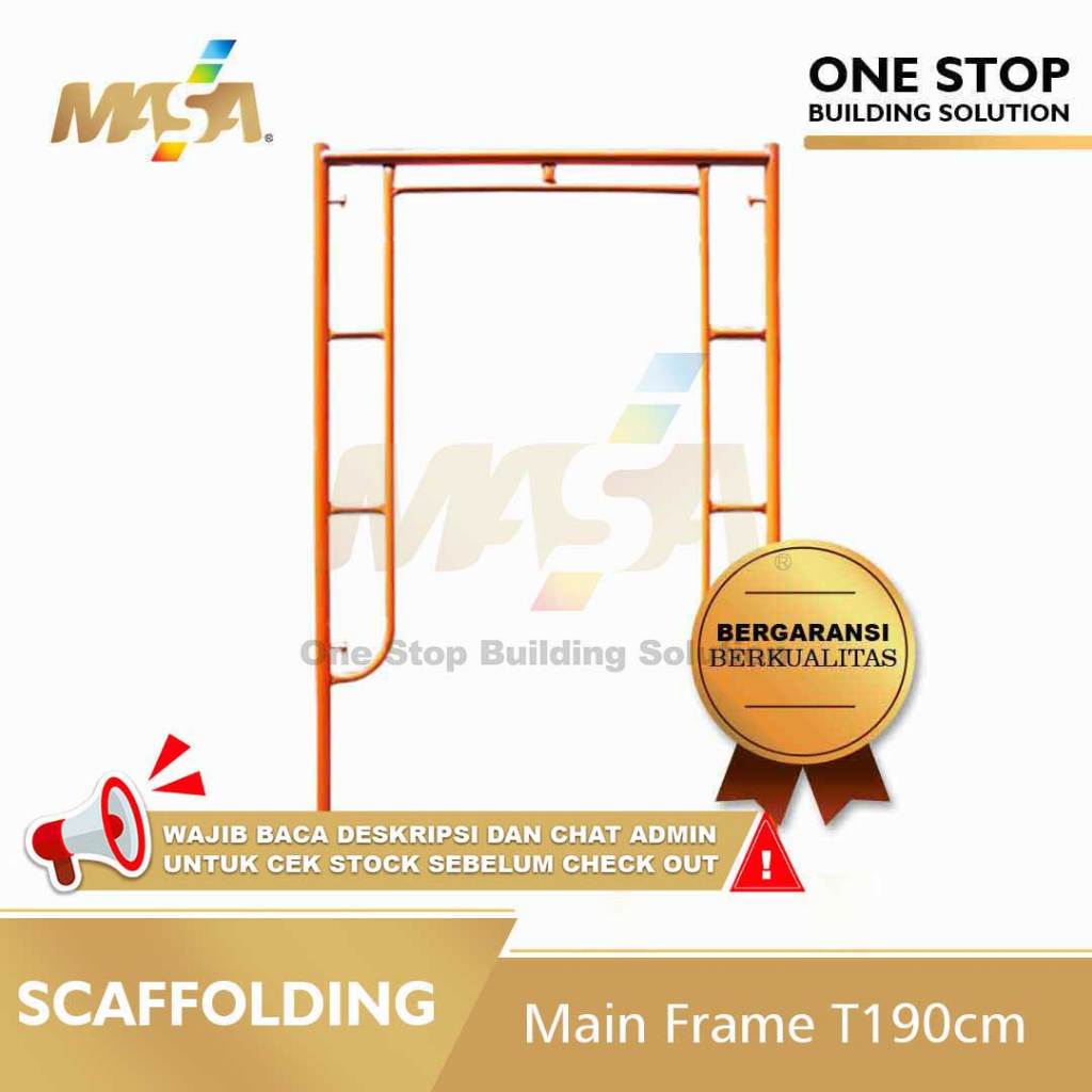MAIN FRAME STEGER PERANCAH T190 MEDIUM (FRAME ONLY) SCAFFOLDING