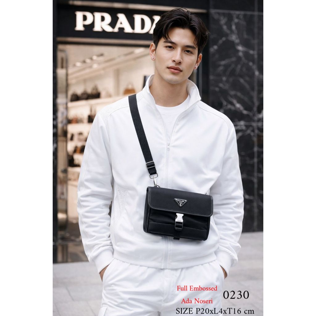 FULL EMBOSSED + ADA NO SERI + VIP PLATINUM SLING BAG PRD 0230