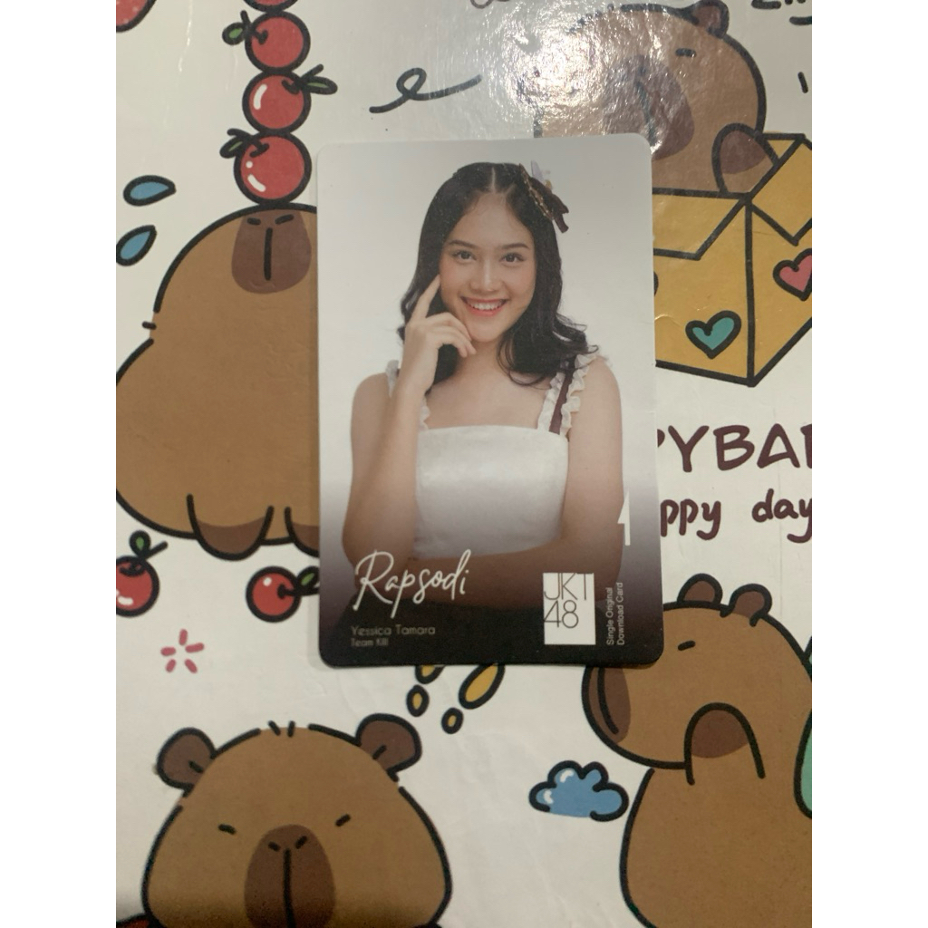 Music Card JKT48 Official Chika Sweet And Bitter