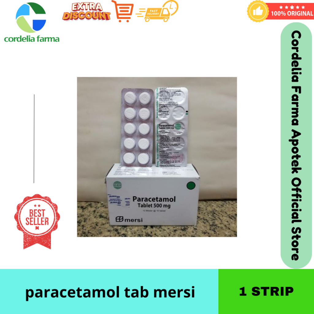 paracetamol tab mersi